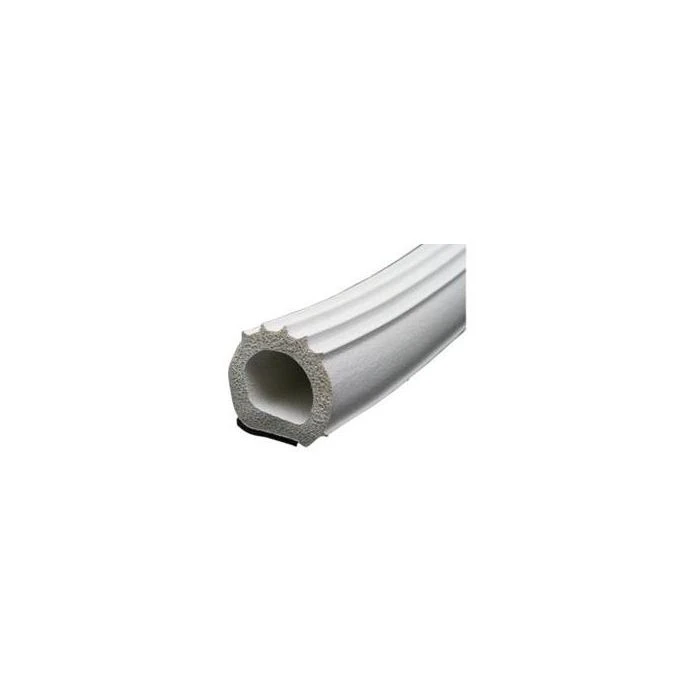 AP Products White 1" X 1" X 50' Ribbed D Seal With Tape And Hats 3 AP Products White 1" X 1" X 50' Ribbed D Seal With Tape And Hats