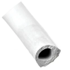 AP Products 1/2" X 3/8" X 50' White Rubber D Seal With Tape