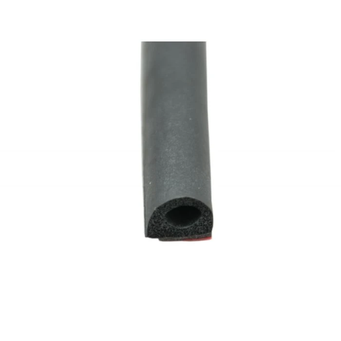 AP Products 3/4" X 1/2" X 50' Rubber D Seal With Tape 3 AP Products 3/4" X 1/2" X 50' Rubber D Seal With Tape
