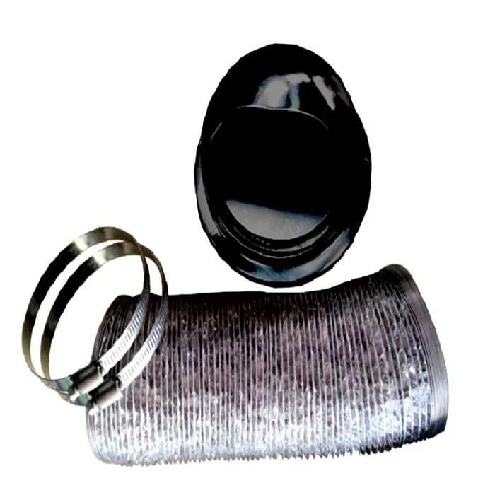 Pinnacle Appliance Washer/Dryer Black Outside Vent Installation Kit W/ Damper 3 Pinnacle Appliance Washer/Dryer Black Outside Vent Installation Kit W/ Damper