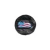 Camco Life Is Better At The Campsite 29" RV Spare Tire Cover- Black Vinyl, USA Flag RV -Husky Houses Shop 1 5 116
