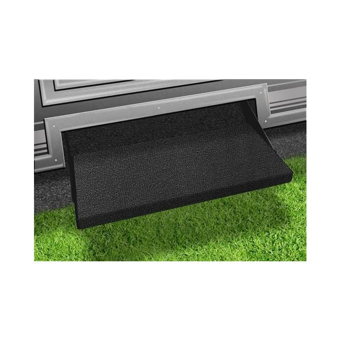 Prest-O-Fit Black Onyx 23" Outrigger RV Step Rug 3 Prest-O-Fit Black Onyx 23" Outrigger RV Step Rug
