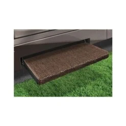 Prest-O-Fit Espresso 23" Jumbo Wraparound RV Step Rug