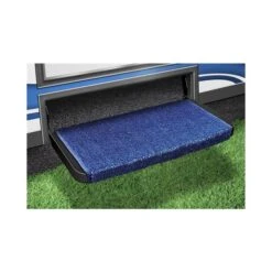 Prest-O-Fit Imperial Blue 20" Wraparound Plus RV Step Rug