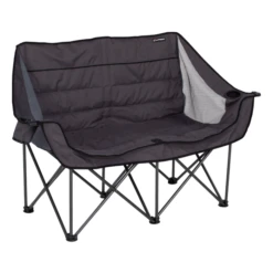 Lippert Components Campfire Loveseat Camping Chair - Dark Gray