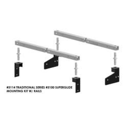PullRite Traditional Series #3100 SuperRail 12K Mounting Kit For 2004-2007 Chevrolet/GMC 1500 Trucks (Super Short Beds)