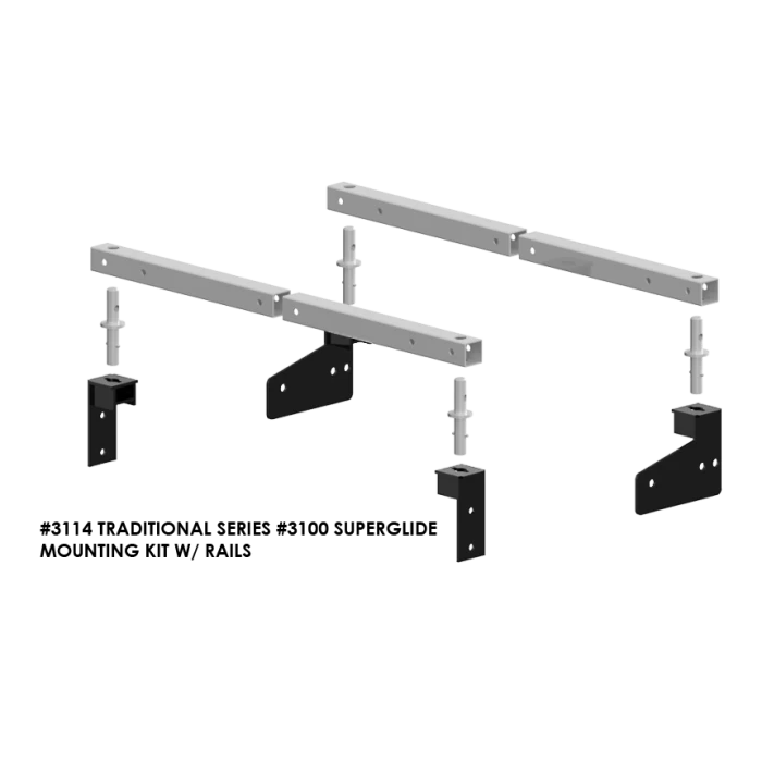 PullRite Traditional Series #3100 SuperRail 12K Mounting Kit For 2004-2007 Chevrolet/GMC 1500 Trucks (Super Short Beds) 3 PullRite Traditional Series #3100 SuperRail 12K Mounting Kit For 2004-2007 Chevrolet/GMC 1500 Trucks (Super Short Beds)