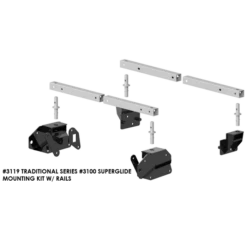 PullRite Traditional Series #3100 SuperRail 12K Mounting Kit For 2009-2014 Ford F150 Trucks (Super Short Beds)