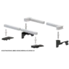 PullRite Traditional Series #3100 SuperRail 12K Mounting Kit For 2019-2021 Dodge Ram 1500 Trucks (Super Short Beds) -Husky Houses Shop 3125