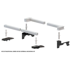 PullRite Traditional Series #3100 SuperRail 12K Mounting Kit For 2019-2021 Dodge Ram 1500 Trucks (Super Short Beds)