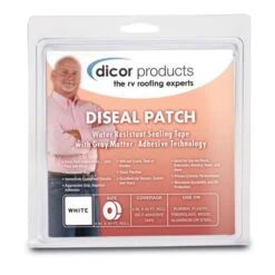 Dicor 4" X 50' TPO White Diseal Water Resistant Sealing Roof Tape Roll