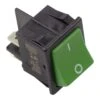 Dometic 120V Green Switch W/o Light -Husky Houses Shop 37057