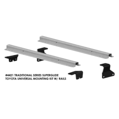 PullRite Traditional Series 16K & 20K Universal Mounting Kit For 2007-2021 Toyota Tundra Double Cab Trucks (Short Beds)