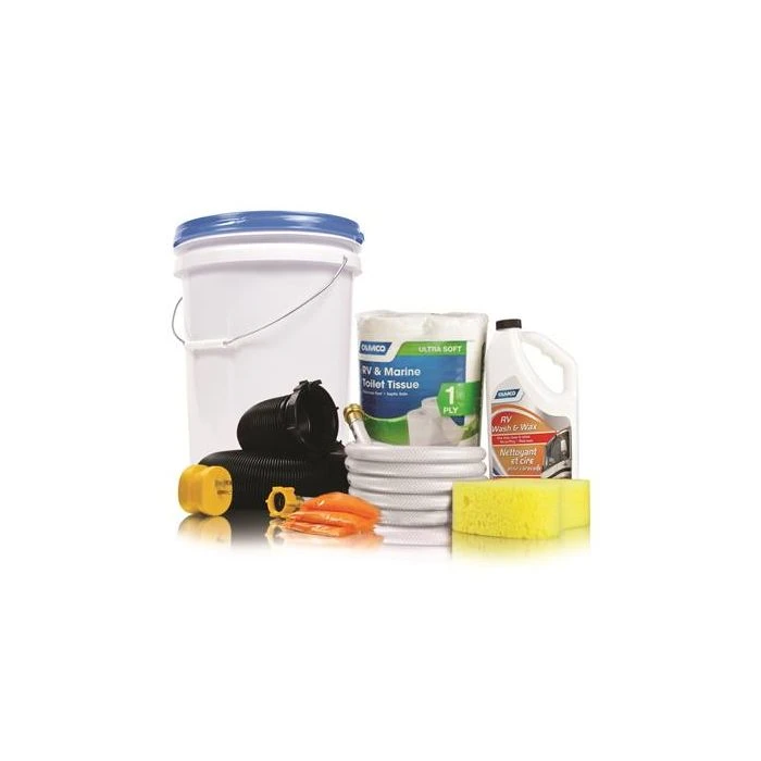 Camco Level 1 RV Starter Kit Bucket 3 Camco Level 1 RV Starter Kit Bucket