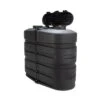Camco 30lb. Dual Steel Propane Tanks Cover - Black -Husky Houses Shop 50512 4 z