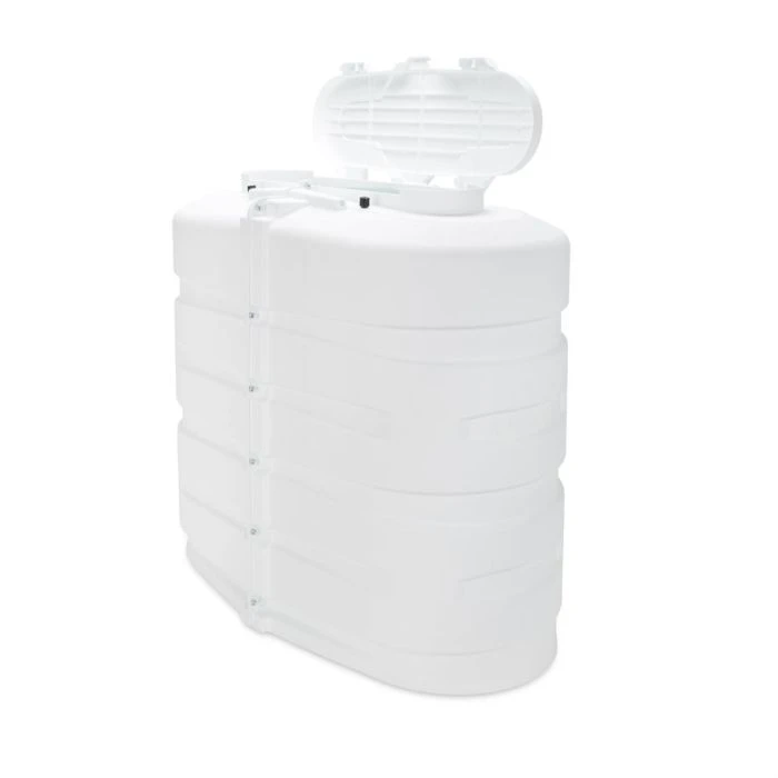 Camco 30lb. Dual Steel Propane Tanks Cover - White 3 Camco 30lb. Dual Steel Propane Tanks Cover - White