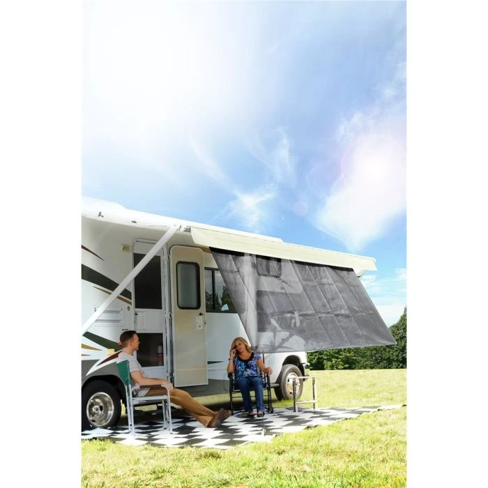 Camco 54" X 180" RV Black Awning Shade Kit 3 Camco 54" X 180" RV Black Awning Shade Kit