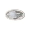 Diamond LED White Oval Clear Lens Porch Utility Light Without Switch -Husky Houses Shop 52731