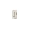 Diamond Almond Dual USB AC Wall Outlet