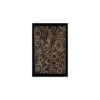 Faulkner 8' X 20' Black/Beige Reversible Swirl Deluxe Multi-Purpose Mat -Husky Houses Shop 68946 1