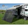 Carefree Black EZ ZipBlocker RV Awning Roller Tube 10' X 9' Drop Sun Shade -Husky Houses Shop 88716