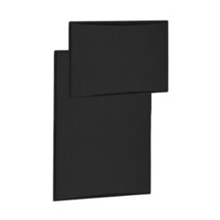 Dometic RM3962 Upper & Lower Brushed Black Raised Door Panel Set