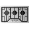 Contoure Deluxe Stainless Steel 3-Burner Built-in Electronic Ignition Gas Cooktop -Husky Houses Shop ag 300s