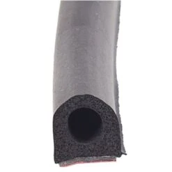 AP Products Channel Non-Ribbed D-Seal With Hats Tape Mount - 3/4" X 3/4" X 50'