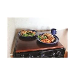 Camco Bordeaux Finish Hardwood Stove Top Silencer And Cover