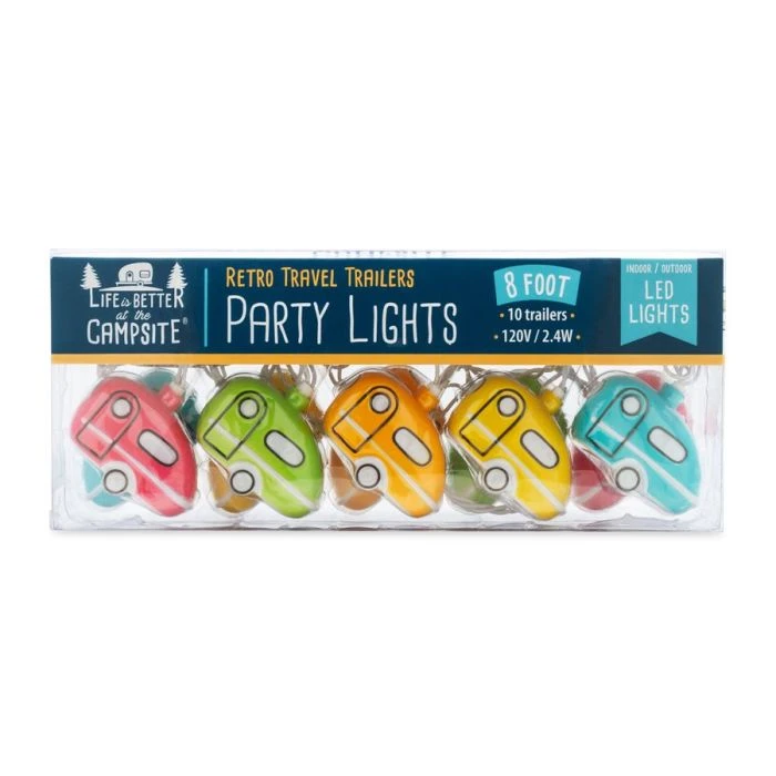 Camco Life Is Better At The Campsite LED Party Lights, Retro Travel Trailer 3 Camco Life Is Better At The Campsite LED Party Lights, Retro Travel Trailer
