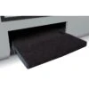Prest-O-Fit Black 23" Jumbo Wraparound RV Step Rug -Husky Houses Shop jumbowrapblacksuperhi