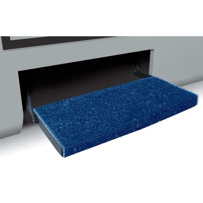 Prest-O-Fit Imperial Blue 23" Jumbo Wraparound RV Step Rug 3 Prest-O-Fit Imperial Blue 23" Jumbo Wraparound RV Step Rug