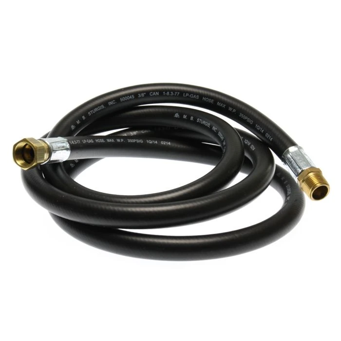 MB Sturgis 3/8" MNPT X 3/8" Female Flare Swivel 72" High Pressure 3/8" ID LP Hose 3 MB Sturgis 3/8" MNPT X 3/8" Female Flare Swivel 72" High Pressure 3/8" ID LP Hose