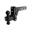 BulletProof Hitches™ 2" Medium Duty 2" Drop/Rise Ball Mount Hitch -Husky Houses Shop md202 side view2 grande
