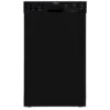 Pinnacle Black 18 Inch Wide Built In Dishwasher 1 Pinnacle Black 18 Inch Wide Built In Dishwasher -Husky Houses Shop pinnacle dishwasher black