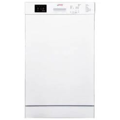 Pinnacle White 18 Inch Wide Built In Dishwasher