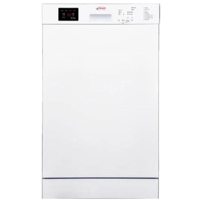 Pinnacle White 18 Inch Wide Built In Dishwasher 3 Pinnacle White 18 Inch Wide Built In Dishwasher